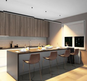 DK9123-BK Линейный светильник 30W 1250mm 3000K, черный в Губкинском - gubkinskiy.ok-mebel.com | фото 7