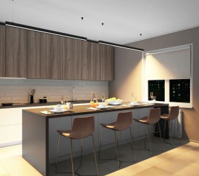 DK9153-BK Линейный светильник 42W 1500mm 3000K, черный в Губкинском - gubkinskiy.ok-mebel.com | фото 7