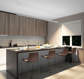 DK9254-WH Линейный светильник 62W 2500mm 4000K, белый в Губкинском - gubkinskiy.ok-mebel.com | фото 4