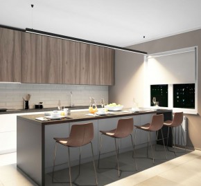 DK9304-BK Линейный светильник 72W 3000mm 4000K, черный в Губкинском - gubkinskiy.ok-mebel.com | фото 5