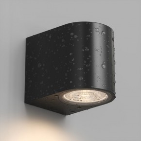 DK9790-BK Настенный уличный светильник NARVIK, IP44, GU10 LED, до 15 Вт, черный, алюминий в Губкинском - gubkinskiy.ok-mebel.com | фото 3