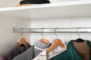 ЭЙР прихожая (модульная) Белый Шагрень в Губкинском - gubkinskiy.ok-mebel.com | фото 19