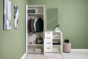 ЭЙР прихожая (модульная) Белый Шагрень в Губкинском - gubkinskiy.ok-mebel.com | фото 25