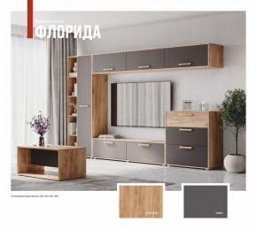 ФЛОРИДА Гостиная (модульная) дуб золотой/графит в Губкинском - gubkinskiy.ok-mebel.com | фото