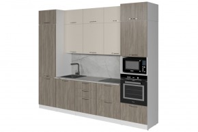 ФЬЮДЖИ Кухонный гарнитур Экстра (3000 мм) в Губкинском - gubkinskiy.ok-mebel.com | фото 4