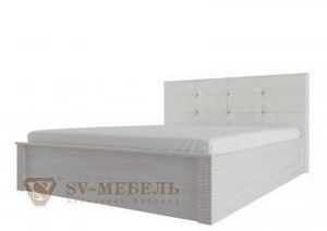 Кровать 1400 двойная (универсальная) с мягким изголовьем Гамма 20 в Губкинском - gubkinskiy.ok-mebel.com | фото 2