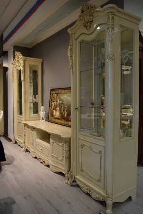 Гостиная Джоконда (крем глянец) 1+ТВ+1 в Губкинском - gubkinskiy.ok-mebel.com | фото 4