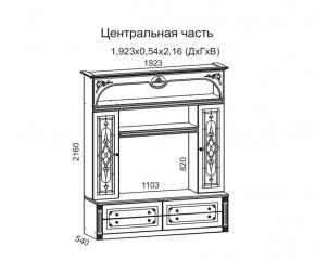 Гостиная Джулия 3.4 (Итальянский орех/Груша с платиной черной) в Губкинском - gubkinskiy.ok-mebel.com | фото 3