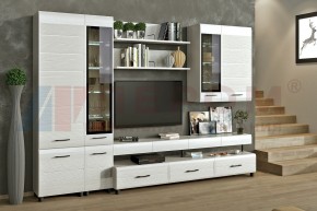 Гостиная Камелия Композиция 1 (Снежный ясень) в Губкинском - gubkinskiy.ok-mebel.com | фото