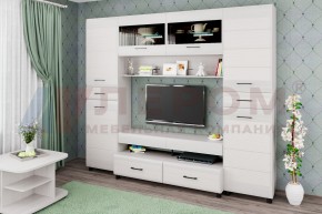 Гостиная Камелия Композиция 10 (Снежный ясень) в Губкинском - gubkinskiy.ok-mebel.com | фото