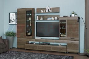 Гостиная Камелия Композиция 3 (Гикори Джексон темный) в Губкинском - gubkinskiy.ok-mebel.com | фото