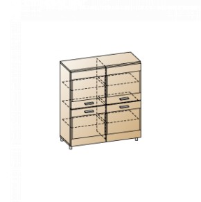 Гостиная Камелия Композиция 8 (Ясень Асахи) в Губкинском - gubkinskiy.ok-mebel.com | фото 10