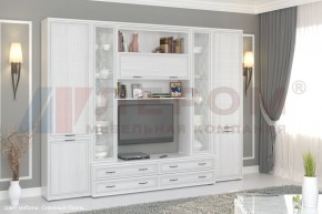 Гостиная Карина Композиция 19 (Снежный ясень) в Губкинском - gubkinskiy.ok-mebel.com | фото