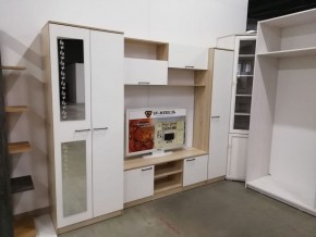 Гостиная МГС 3 Исполнение 1 (Дуб сонома/Белый) в Губкинском - gubkinskiy.ok-mebel.com | фото 5