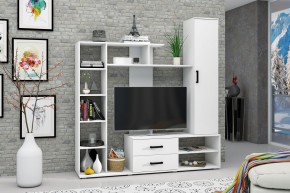 Гостиная Торонто (Белый текстурный) в Губкинском - gubkinskiy.ok-mebel.com | фото 3