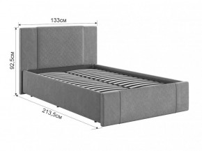 ХЛОЯ Кровать 1200 каркас в Губкинском - gubkinskiy.ok-mebel.com | фото 3