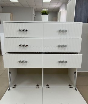 Комод 2 ств. с 6 ящиками "Сандра" в Губкинском - gubkinskiy.ok-mebel.com | фото 2
