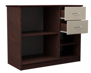 Комод АЛЛА (Венге/дуб млечный) Эко в Губкинском - gubkinskiy.ok-mebel.com | фото 2