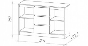 НИЦЦА-5 Комод (НЦ.05) в Губкинском - gubkinskiy.ok-mebel.com | фото 2