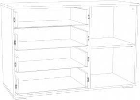 Комод НМ 041.39 "Банни" (Бисквит) в Губкинском - gubkinskiy.ok-mebel.com | фото 4