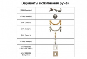 Комод (узкий) Тиффани Premium слоновая кость/золото (ТФКМ-2(П) в Губкинском - gubkinskiy.ok-mebel.com | фото 2
