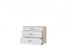 Комод VICTOR (Сонома/Белый) в Губкинском - gubkinskiy.ok-mebel.com | фото 2