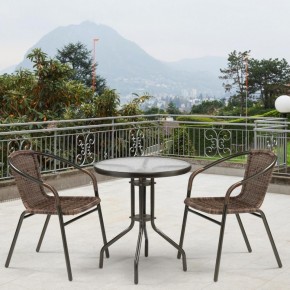 Комплект мебели Асоль-7 TLH-037B/TLH-060 brown-2pcs в Губкинском - gubkinskiy.ok-mebel.com | фото 2