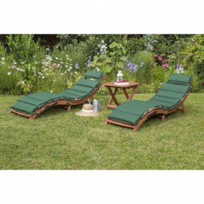 Комплект шезлонги и столик AFM-803A-T133 Beige-Green (2+1) в Губкинском - gubkinskiy.ok-mebel.com | фото