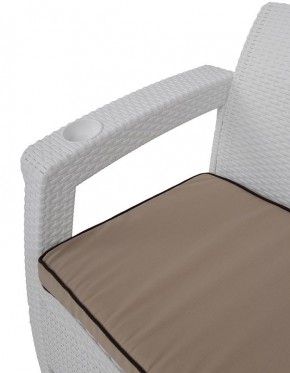 Комплект уличной мебели Yalta Premium Terrace Set (Ялта) белый (+подушки под спину) в Губкинском - gubkinskiy.ok-mebel.com | фото 5