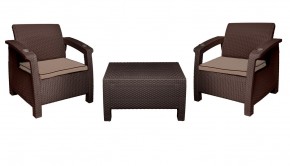 Комплект уличной мебели Yalta Premium Terrace Set (Ялта) шоколадый (+подушки под спину) в Губкинском - gubkinskiy.ok-mebel.com | фото 8