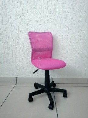 Кресло Barneo K-401 детское (розовая ткань/сетка) в Губкинском - gubkinskiy.ok-mebel.com | фото