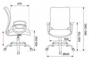 Кресло Бюрократ CH-599AXSN/32B/TW-11 черный TW-32K01 в Губкинском - gubkinskiy.ok-mebel.com | фото 4