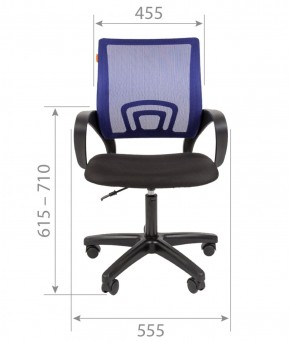 Кресло для оператора CHAIRMAN 696  LT (ткань стандарт 15-21/сетка TW-04) в Губкинском - gubkinskiy.ok-mebel.com | фото 4