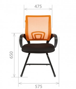Кресло для оператора CHAIRMAN 696 V (ткань TW-11/сетка TW-01) в Губкинском - gubkinskiy.ok-mebel.com | фото 5