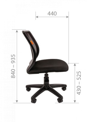 Кресло для оператора CHAIRMAN 699 Б/Л (ткань стандарт/сетка TW-01) в Губкинском - gubkinskiy.ok-mebel.com | фото 7