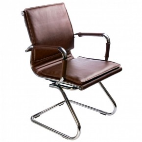 Кресло для посетителя Бюрократ CH-993-Low-V/Brown коричневый в Губкинском - gubkinskiy.ok-mebel.com | фото 1