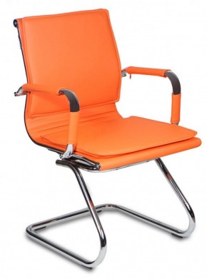 Кресло для посетителя Бюрократ CH-993-Low-V/orange оранжевый в Губкинском - gubkinskiy.ok-mebel.com | фото