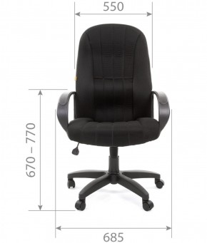 Кресло для руководителя  CHAIRMAN 685 TW (ткань TW 11 черная) в Губкинском - gubkinskiy.ok-mebel.com | фото 4