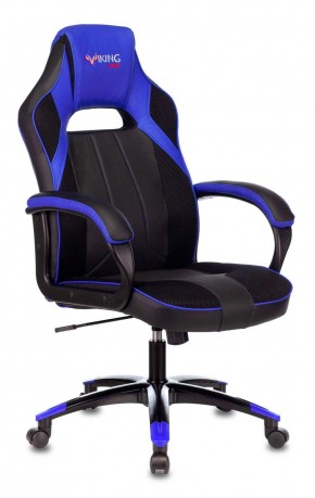 Кресло игровое Бюрократ VIKING 2 AERO BLUE черный/синий в Губкинском - gubkinskiy.ok-mebel.com | фото