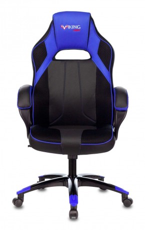 Кресло игровое Бюрократ VIKING 2 AERO BLUE черный/синий в Губкинском - gubkinskiy.ok-mebel.com | фото 2