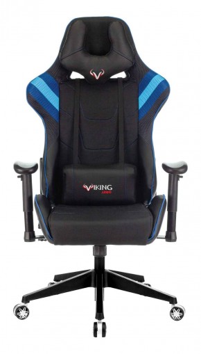 Кресло игровое Бюрократ VIKING 4 AERO BLUE черный/синий в Губкинском - gubkinskiy.ok-mebel.com | фото 3