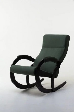 Кресло-качалка КОРСИКА 34-Т-AG (зеленый) в Губкинском - gubkinskiy.ok-mebel.com | фото