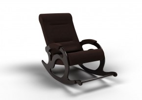 Кресло-качалка Тироль 12-Т-ГР (ткань/венге) ГРАФИТ в Губкинском - gubkinskiy.ok-mebel.com | фото 1