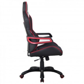 Кресло компьютерное BRABIX Nitro GM-001 (ткань/экокожа) черное, вставки красные (531816) в Губкинском - gubkinskiy.ok-mebel.com | фото 5