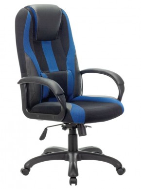Кресло компьютерное BRABIX PREMIUM "Rapid GM-102" (экокожа/ткань, черное/синее) 532106 в Губкинском - gubkinskiy.ok-mebel.com | фото