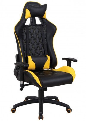 Кресло компьютерное BRABIX "GT Master GM-110" (черное/желтое) 531927 в Губкинском - gubkinskiy.ok-mebel.com | фото 1