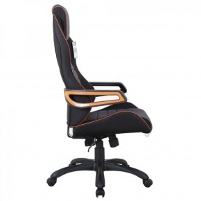 Кресло компьютерное BRABIX Techno Pro GM-003 (ткань черное/серое, вставки оранжевые) 531813 в Губкинском - gubkinskiy.ok-mebel.com | фото 3