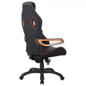 Кресло компьютерное BRABIX Techno Pro GM-003 (ткань черное/серое, вставки оранжевые) 531813 в Губкинском - gubkinskiy.ok-mebel.com | фото 6