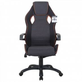 Кресло компьютерное BRABIX Techno Pro GM-003 (ткань черное/серое, вставки оранжевые) 531813 в Губкинском - gubkinskiy.ok-mebel.com | фото 7