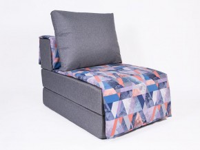 Кресло-кровать бескаркасное Харви (серый-сноу деним) в Губкинском - gubkinskiy.ok-mebel.com | фото